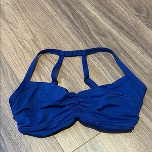 Ruched Bikini Top with Underwire